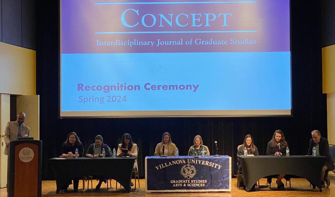 On stage at the CONCEPT recognition ceremony