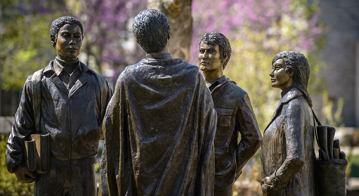 St. Augustine - Teacher statues St. Augustine - Teacher statues