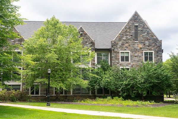 Exterior view of Farley Hall on Villanova's west campus.