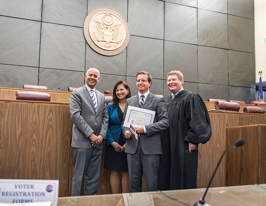 Dean Alexander with Nicola Metta