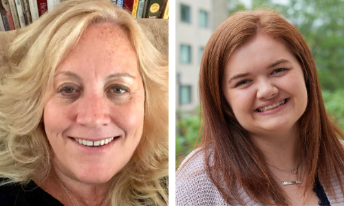 Becca Gleeson '20 VSB and Terrie Stickel '92 MBA