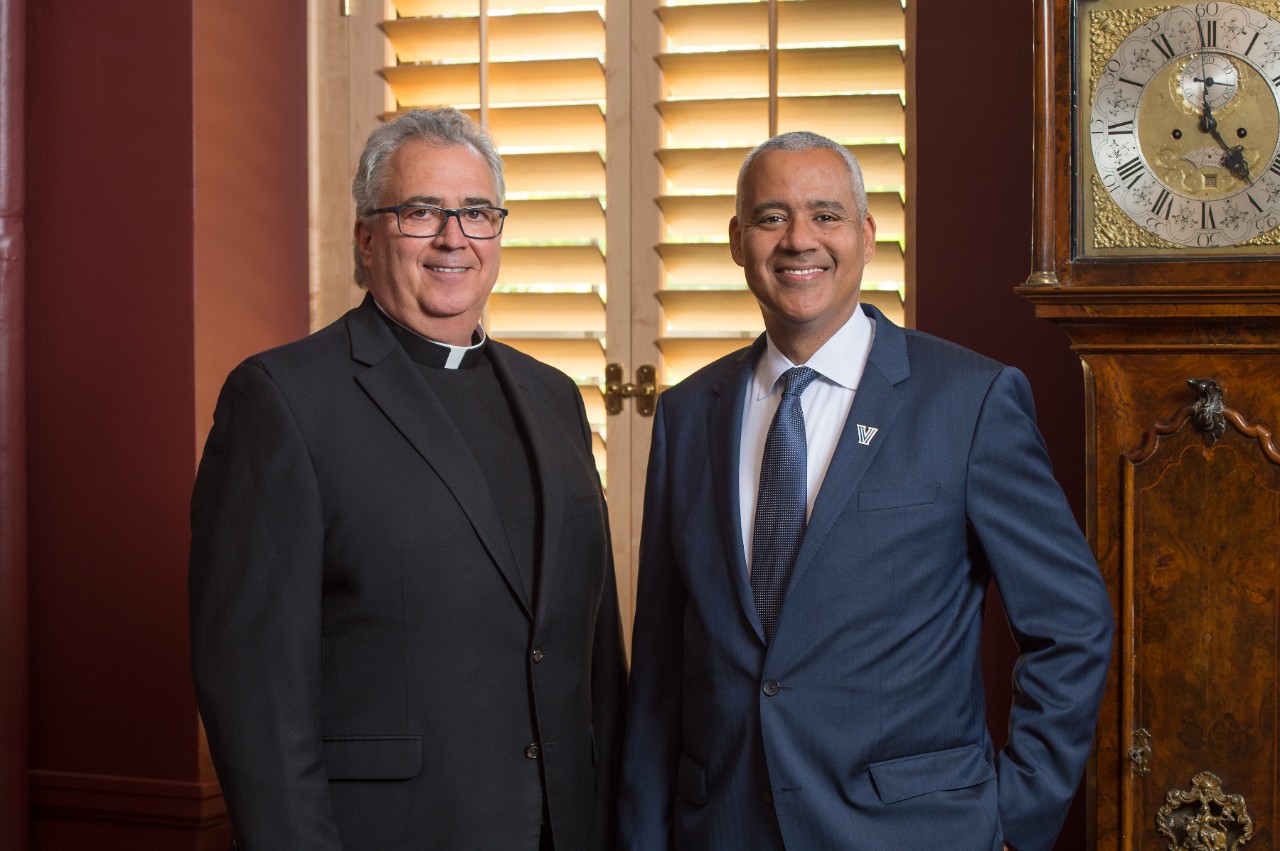 University President the Rev. Peter M. Donohue, OSA and Mark C. Alexander, Arthur J. Kania Dean & Professor of Law