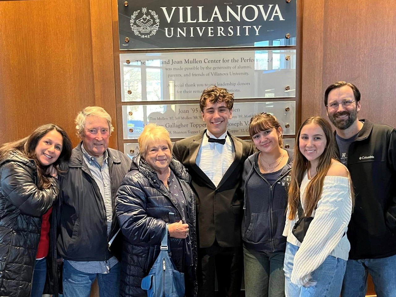 Zachary Amos and his family