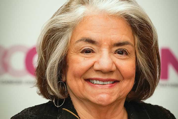 Fran Visco smiling at the camera.